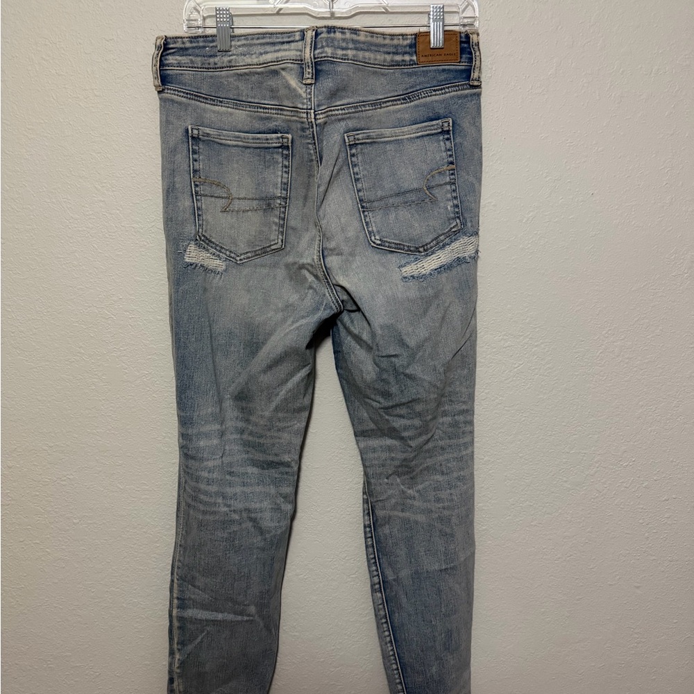American eagle Distressed Light Blue Jeans - Picture 6 of 9
